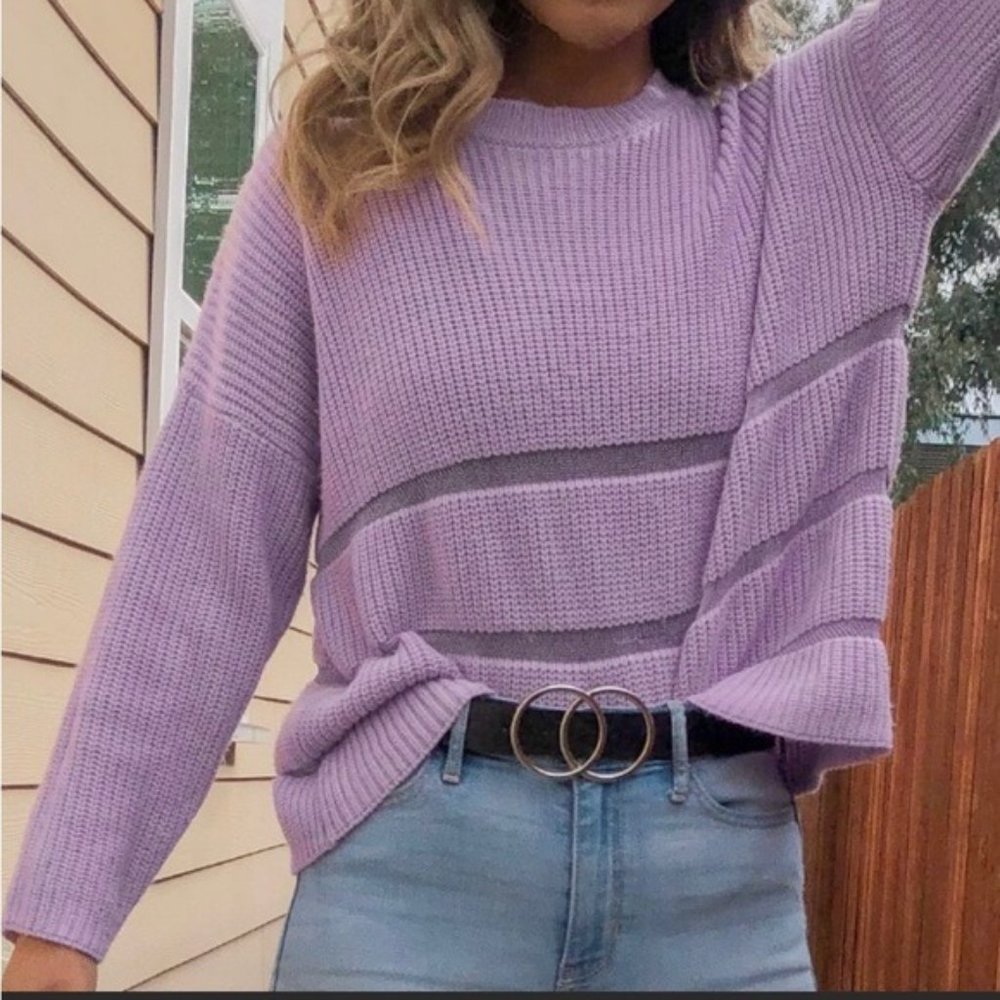 Forever 21 Purple Sweater